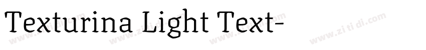 Texturina Light Text字体转换